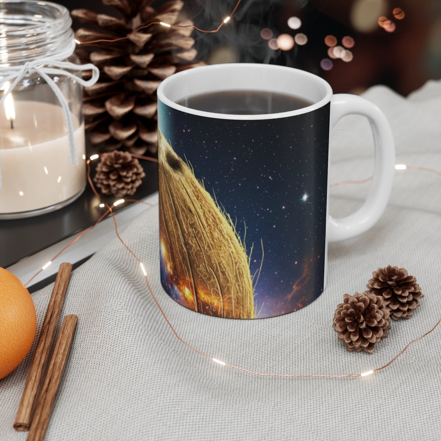 The Elusive Space Coconut - 11oz Ceramic Mug